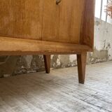 1960s oak storage unit