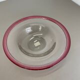 German 2,2kg Glass Bowl by Karl Wiedmann for WMF, 1960s Baushaus Art Deco