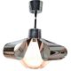 Space-age pendant lamp by gaetano scolari for mazzega / murano glass "caramel"