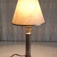 Table lamp in gilded brass and marble - mid 20th century.