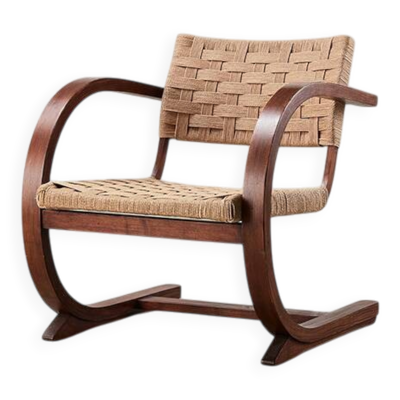 Chaise longue rare par Bas van Pelt pour My Home Pays-Bas 1936