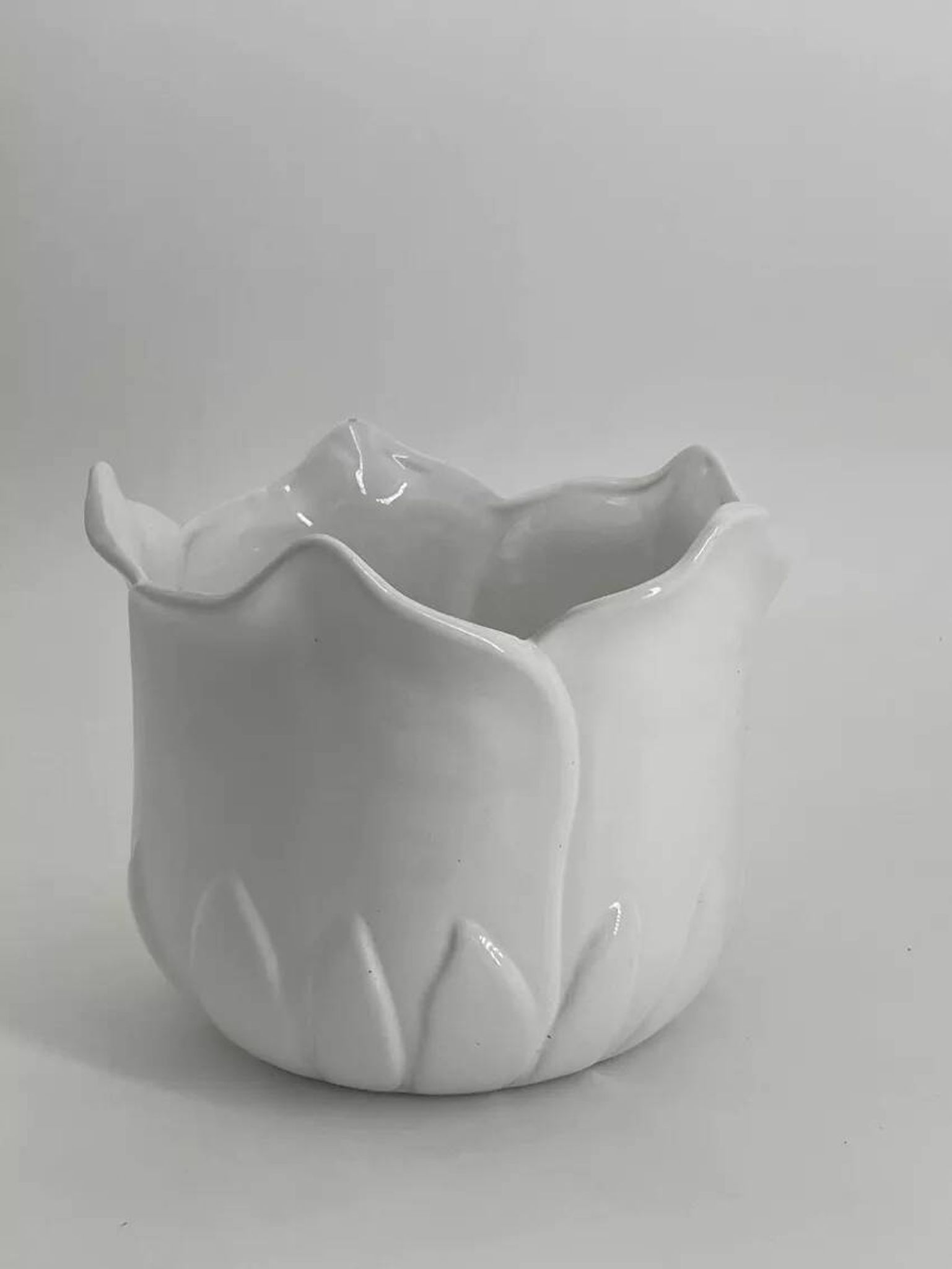 Cache-pot années 60 en porcelaine