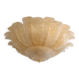 Murano Style Glass Sputnik Chandelier Flush Mounts - a Pair