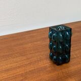 Bubble glass vase from the mid-century Scandinavian space age by Wilhelm Braun-Feldweg for Hirschberg, 1960s.