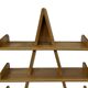 Vintage pyramid cabinet bookcase solid wood design