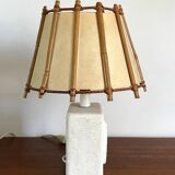 Vintage stone lamp from the Gard from the 70s