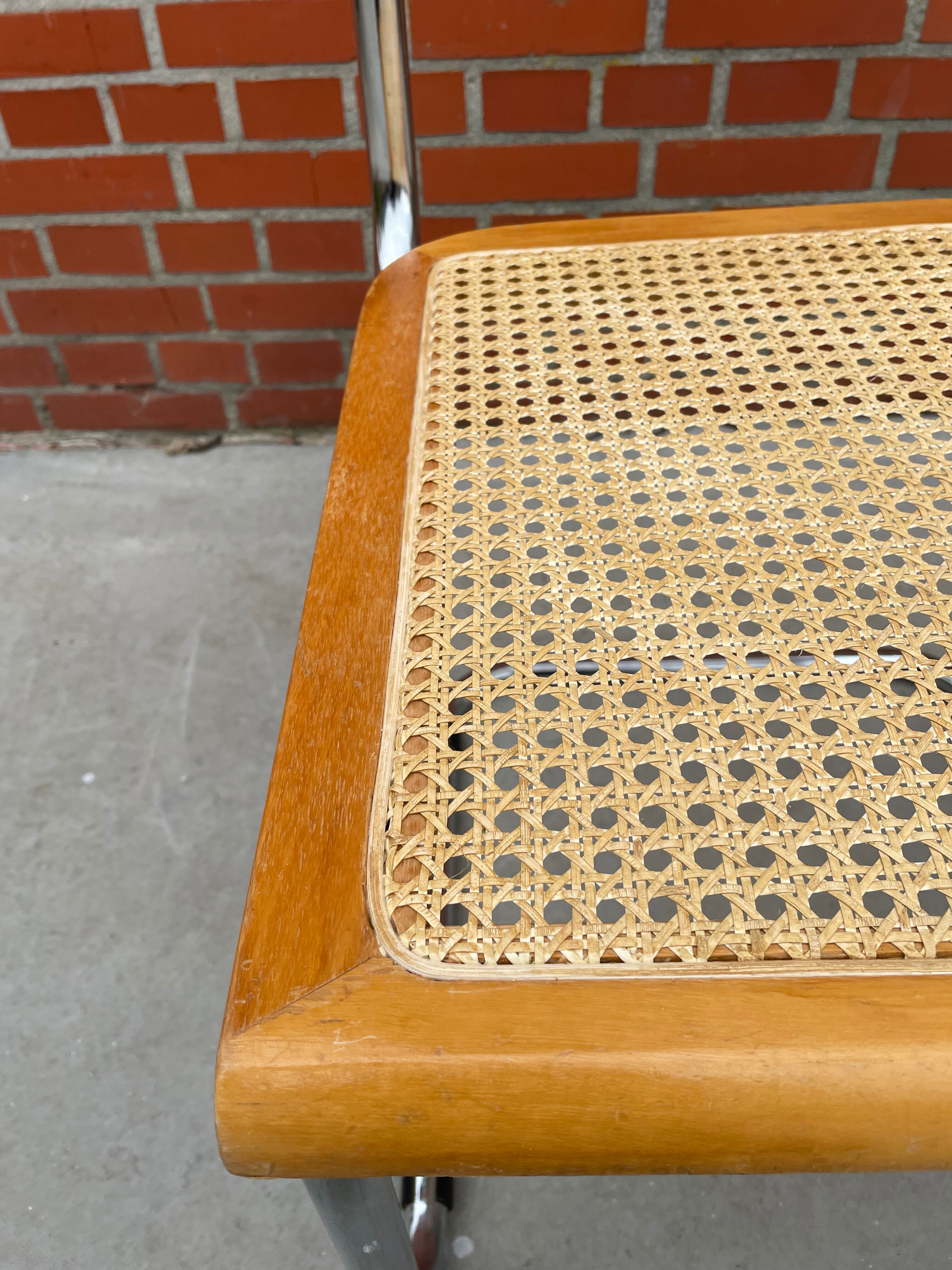 Cesca design chair b32 model in chrome