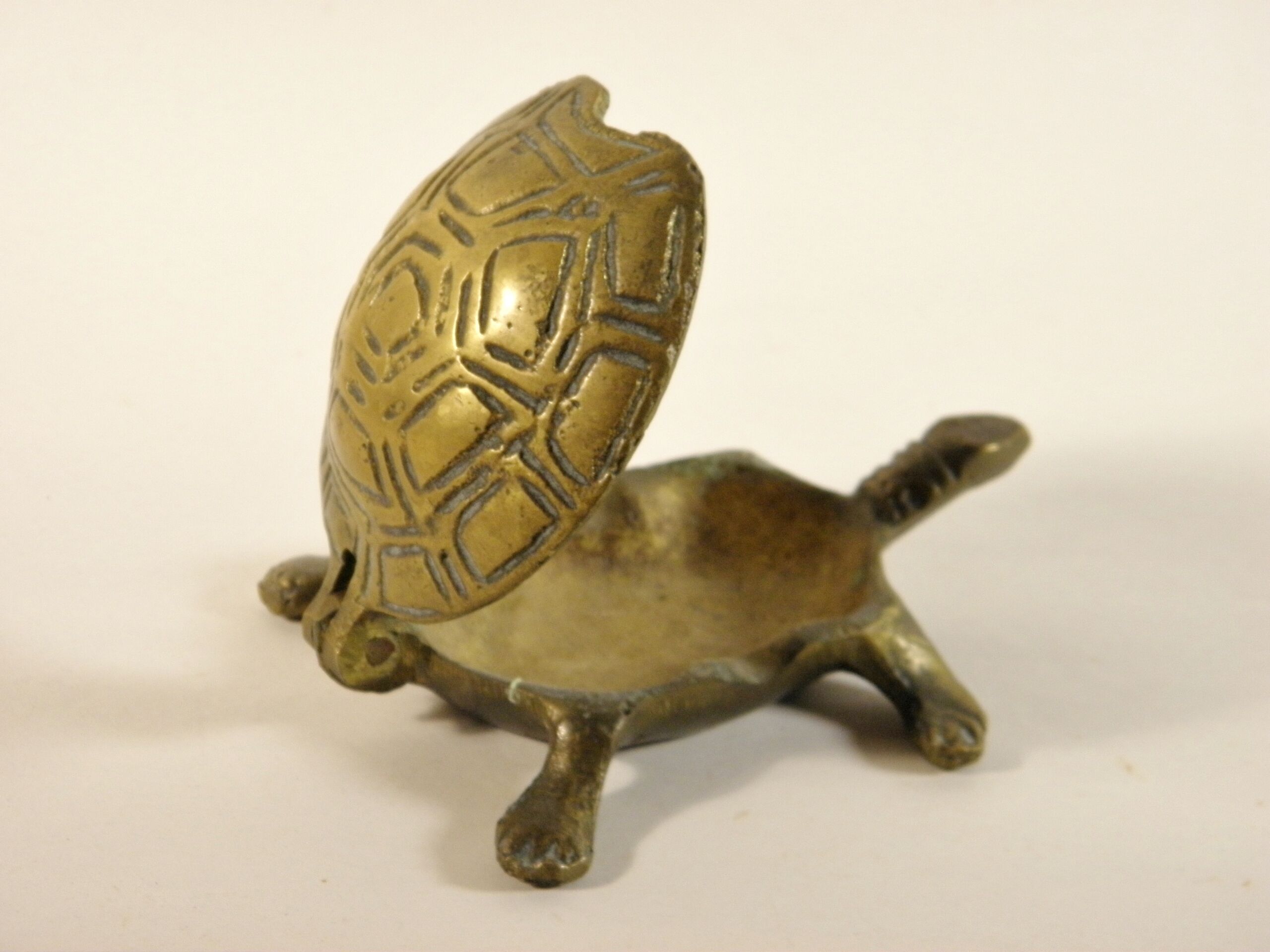 Brass "turtle" ashtray