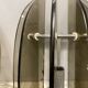 Italian Smoked Glass Wall Lights from Veca, Set of 2