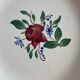 Presentation plate Sarreguemines and Digoin hand-painted