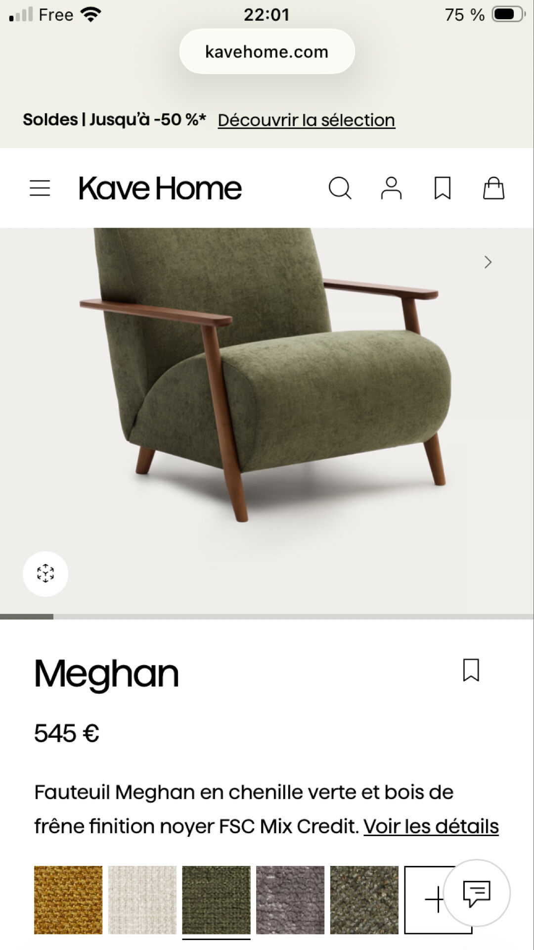 Fauteuil Kave Home