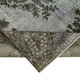 Hand-knotted vintage turkish 1980s, 167 cm x 285 cm grey rug