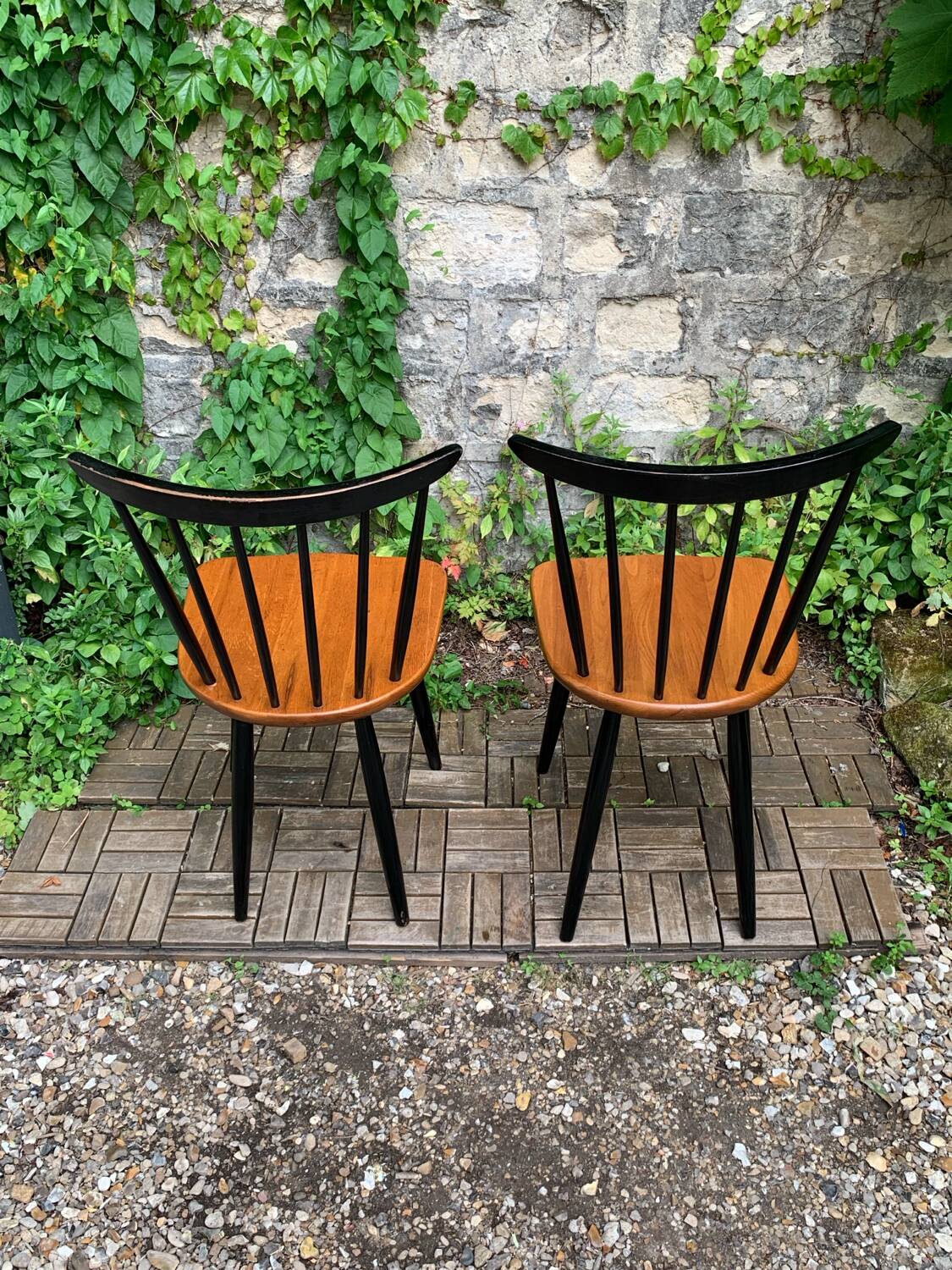 Pair of Scandinavian chairs 1950