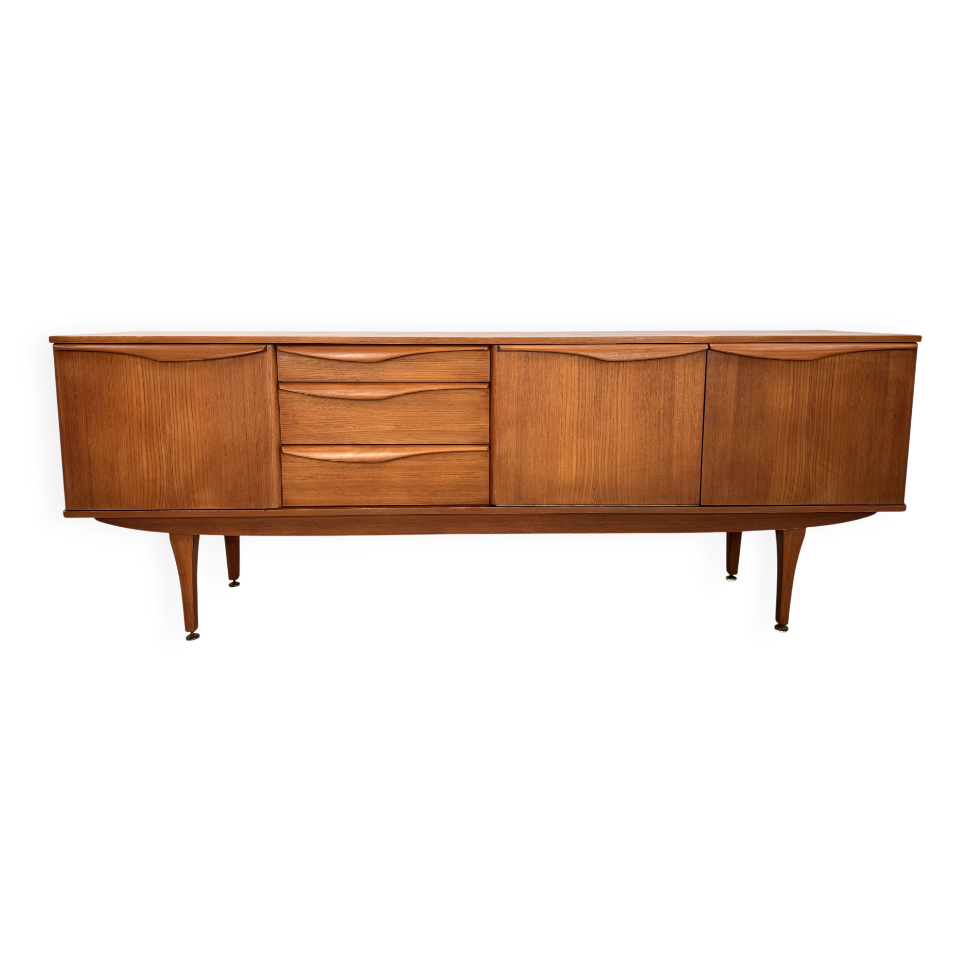 Beautiful and unique Stonehill sideboard from the 1960s made of teak wood.
