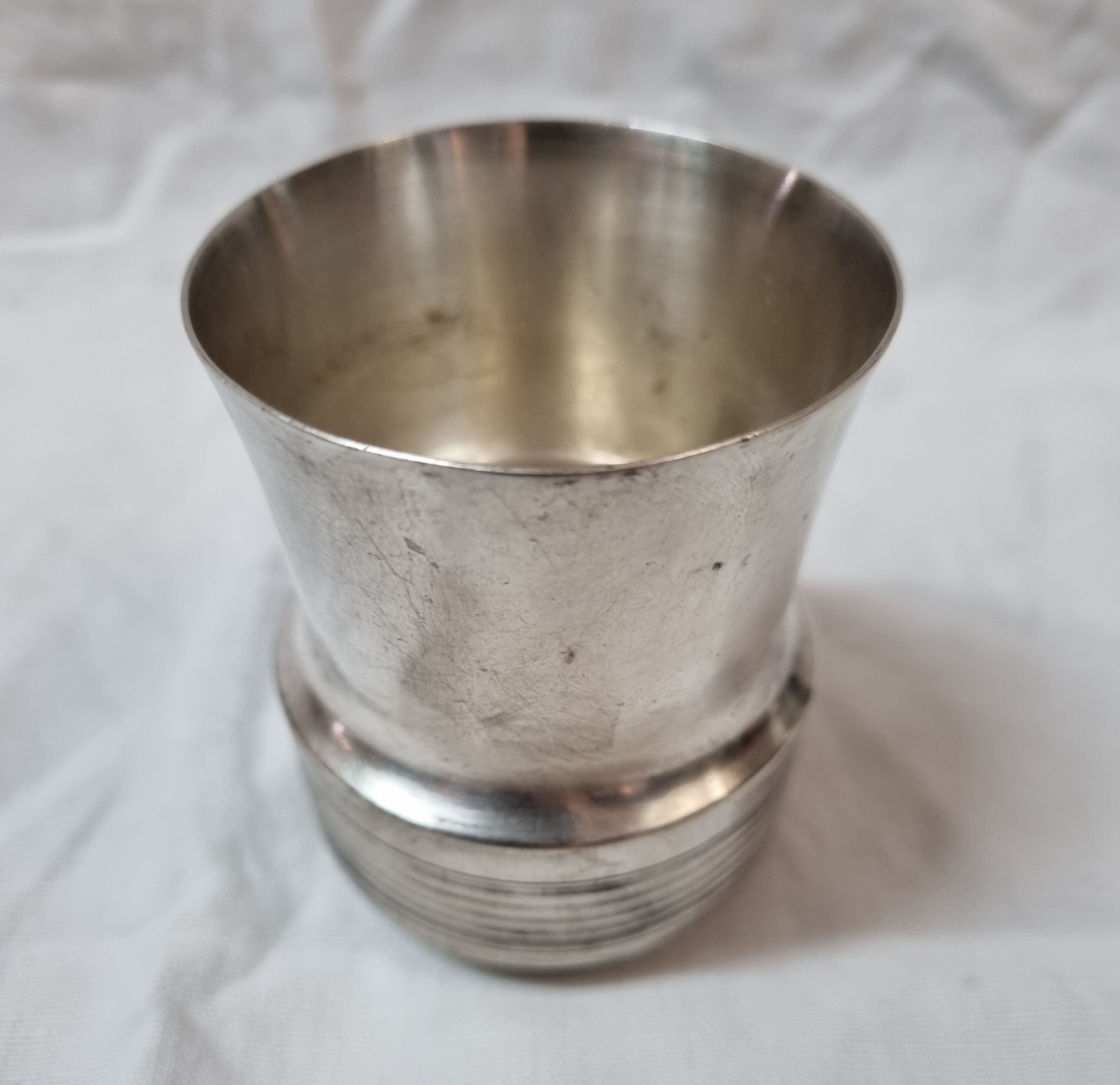 Timbale silver metal 1960