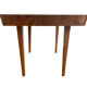 Table à manger extensible en noyer des années 1960