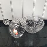 Anna hutte crystal candy or sugar pot