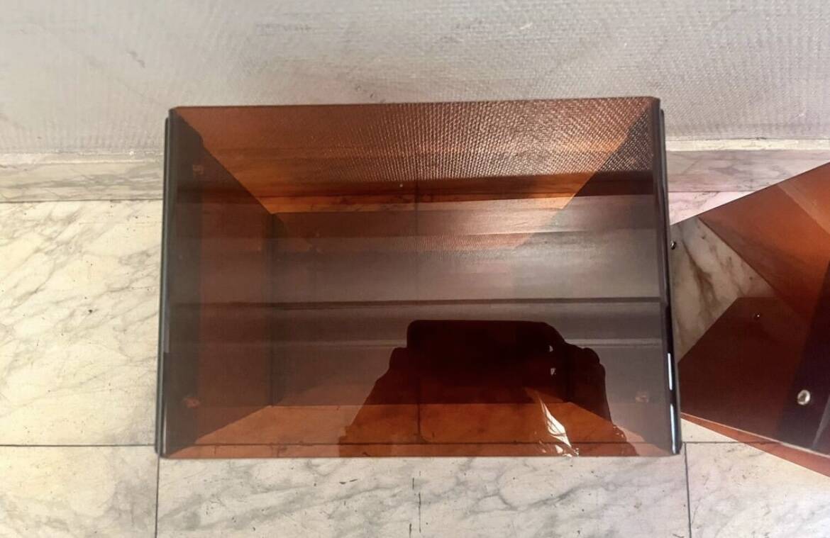 Pair of Roche Bobois bedside tables or sofa ends