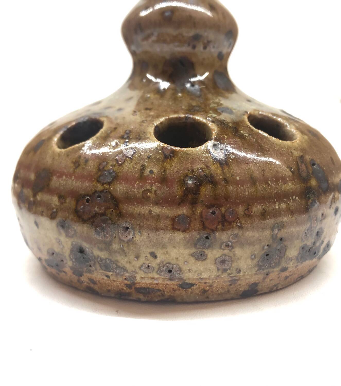 Vase en grès pyrite zoomorphe