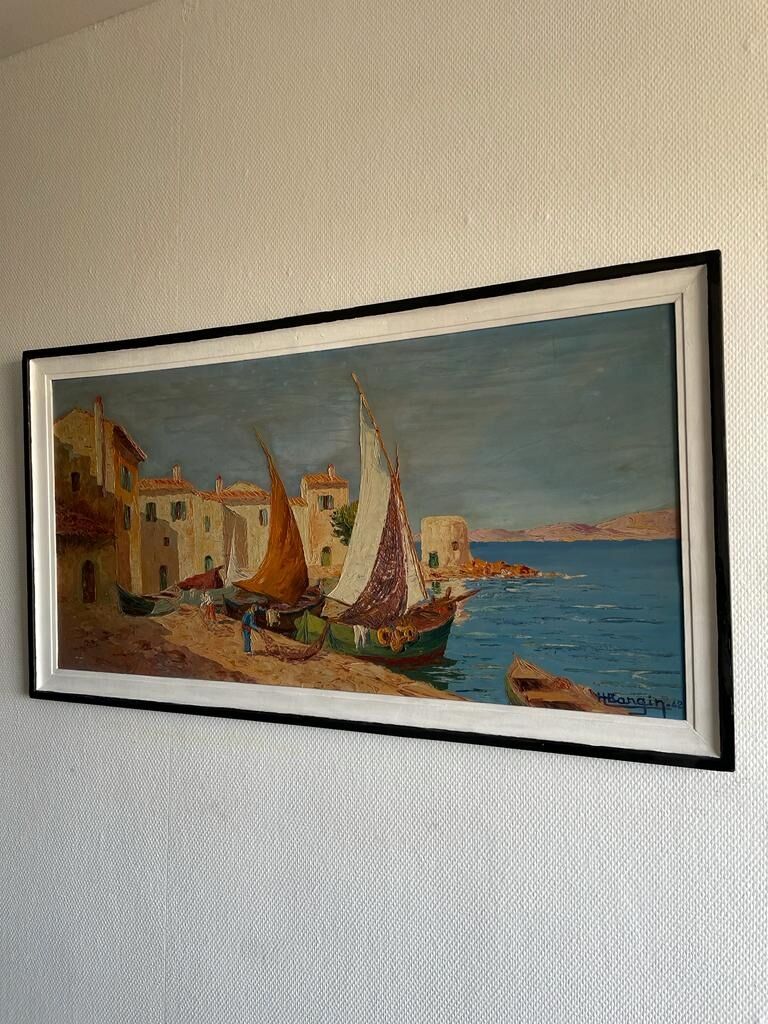 Port of Provence 1942 - Henri Edouard Bargin (1906-1980)