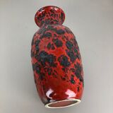Large Pottery super color Fat Lava Multi-Color 239-41 Vase Scheurich WGP, 1970s