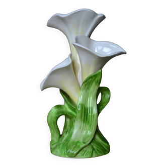 Vase barbotine lys