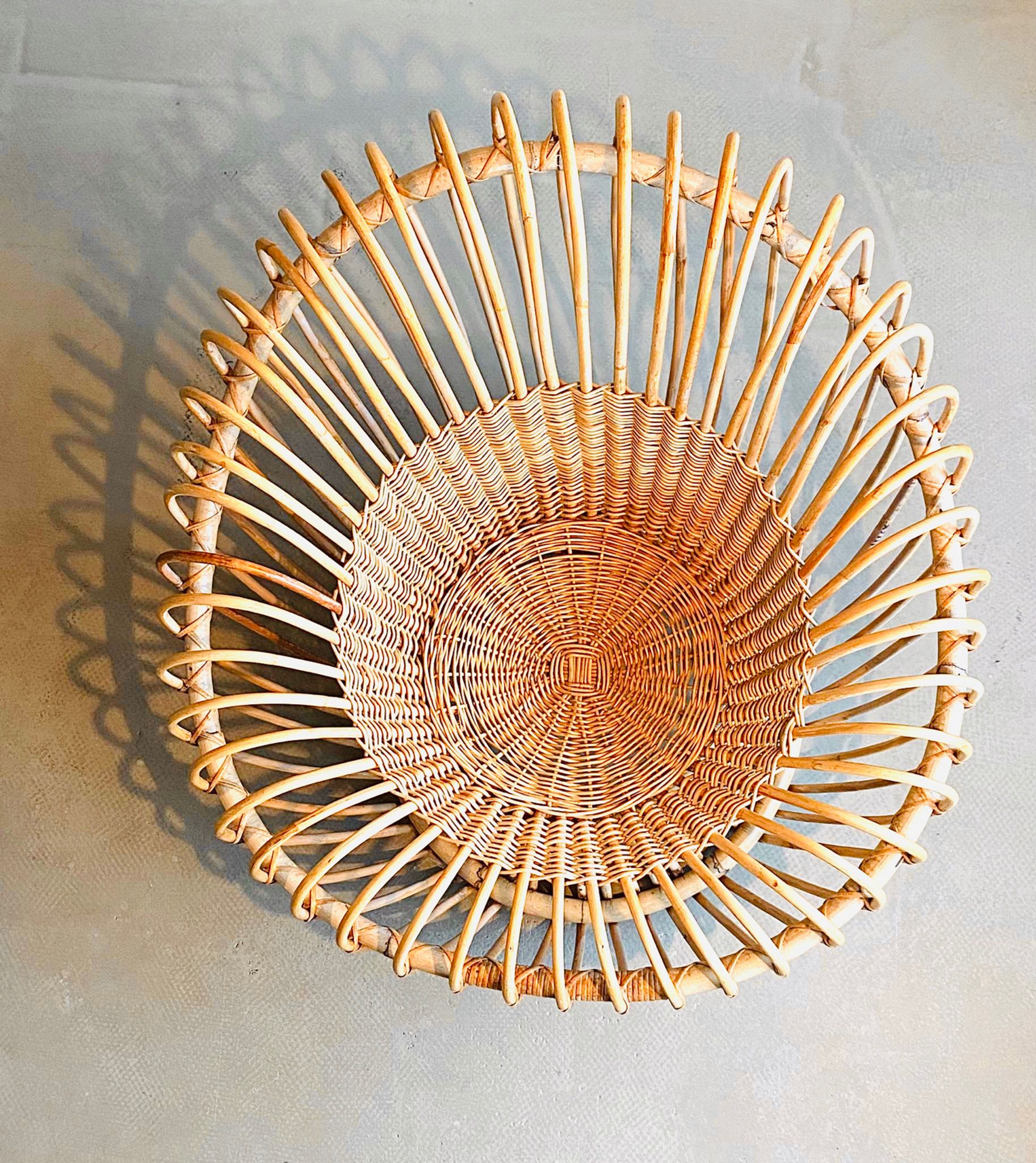 Bamboo and wicker armchair by Janine Abraham & Jan Dirk Rol 1958