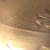 Art vase signed Muller, Height 20 cm