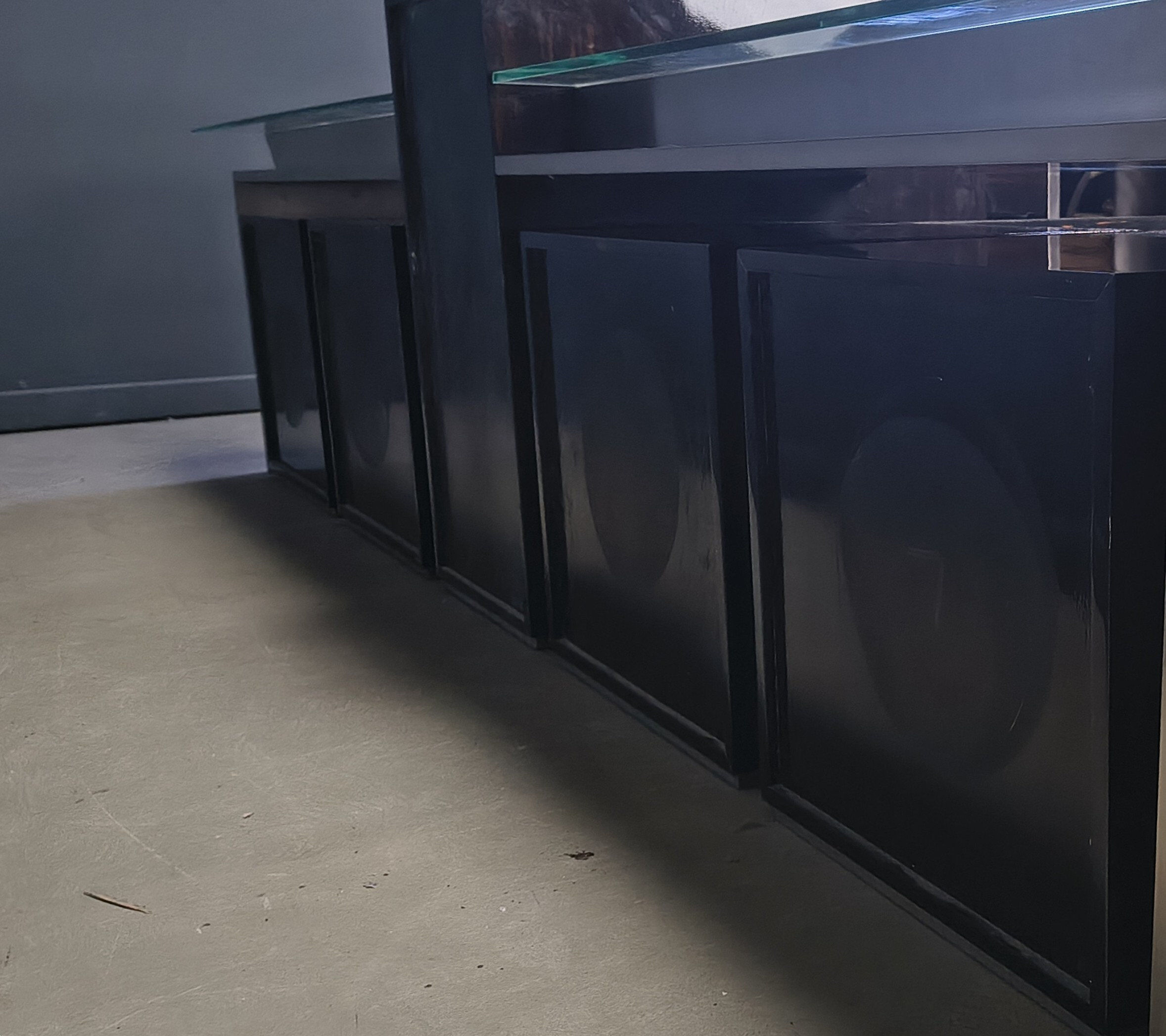 Postmodern custom made credenza, Belgium, 1970s