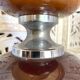 Large Vintage Space Age Table Lamp / 1970s Design - Ceramic & Chrome