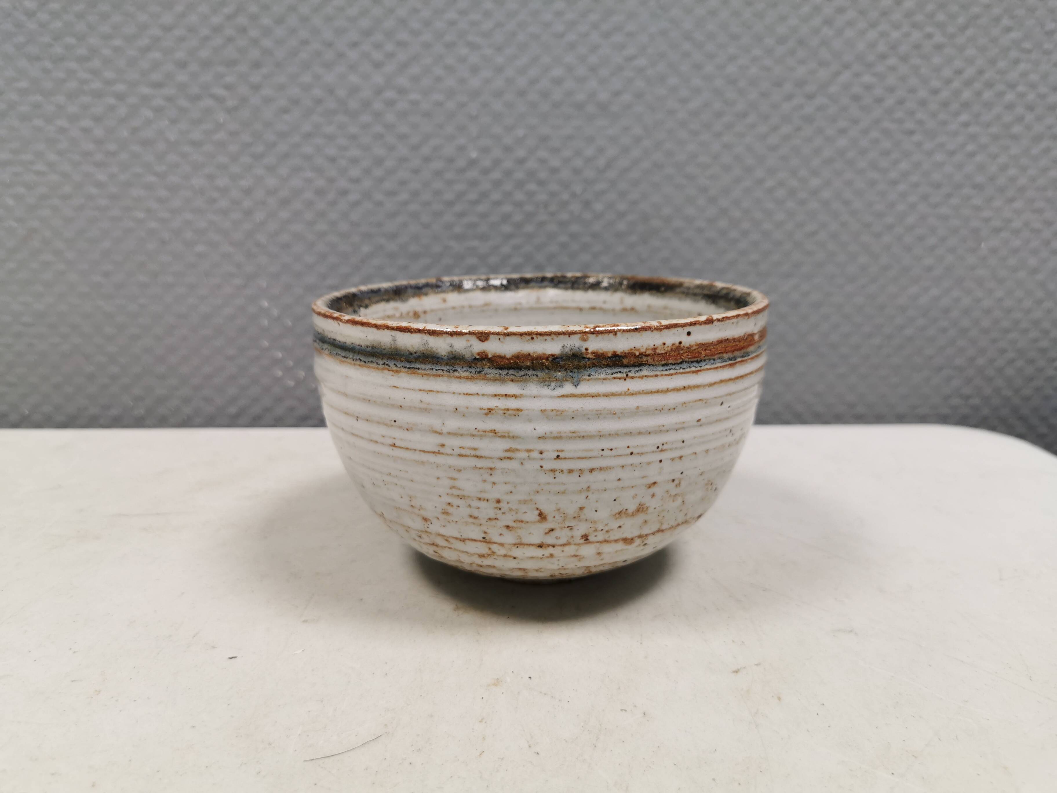 Ceramic bowl by Marie Hjorth, 1980s, Denmark.