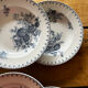 6 assiettes terre de fer 