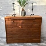 Pair of wrought iron candlesticks black gothic