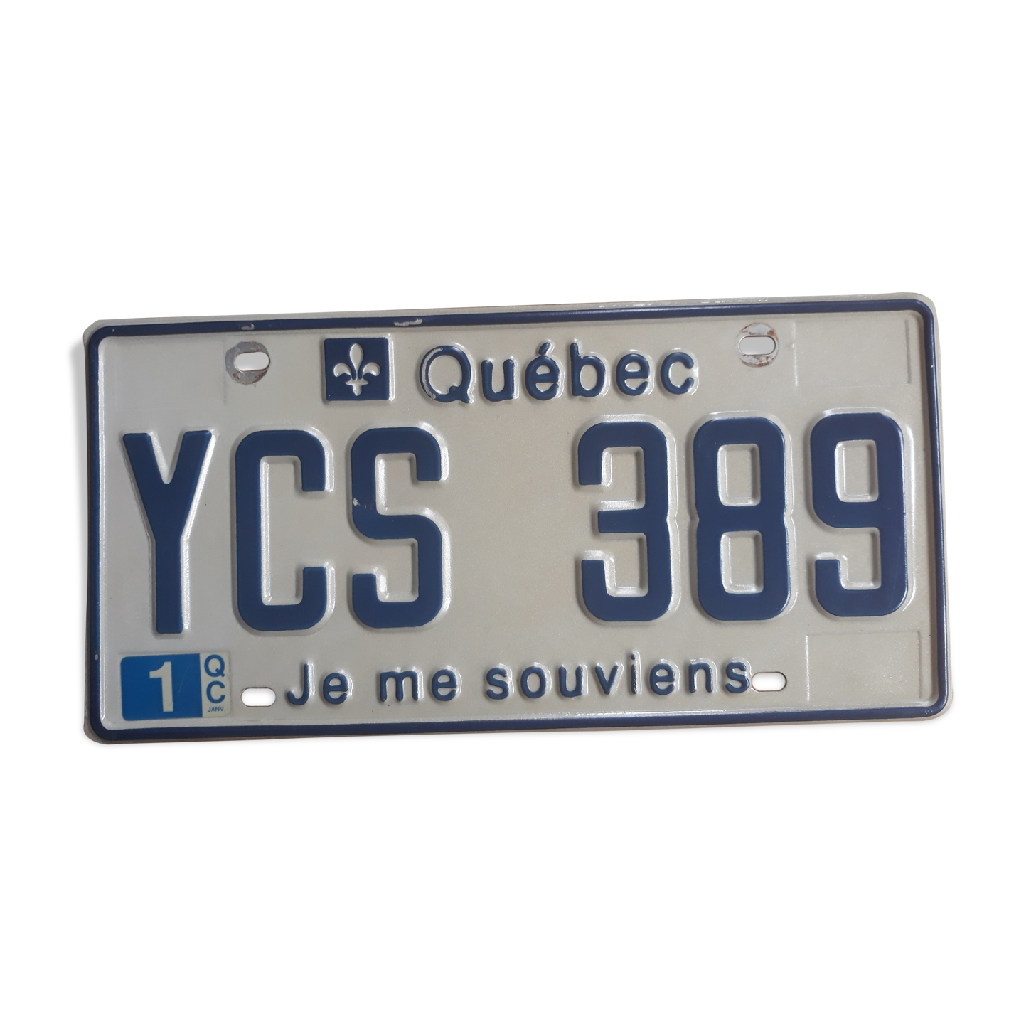 Plaque d'immatriculation Québec Selency