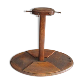 Old wooden hat holder