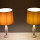 Capodimonte Ceramic Italian table lamps 1960s