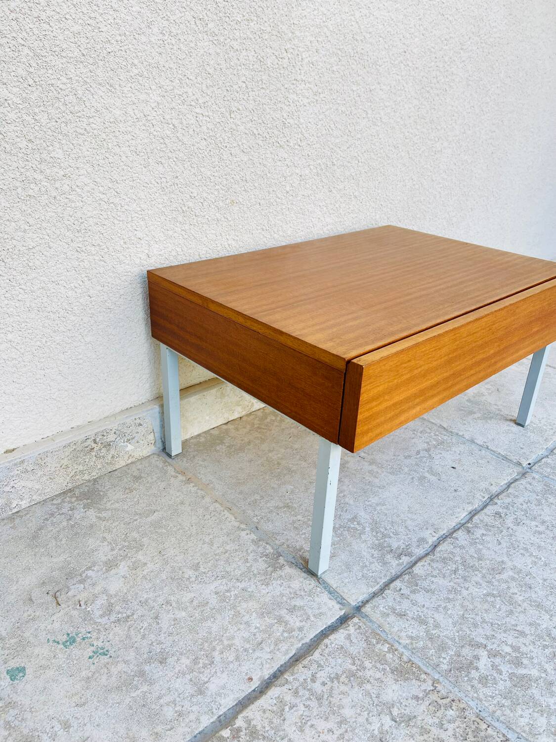 Vintage teak bedside table 1960