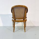 Vintage French wicker chair, 1980s