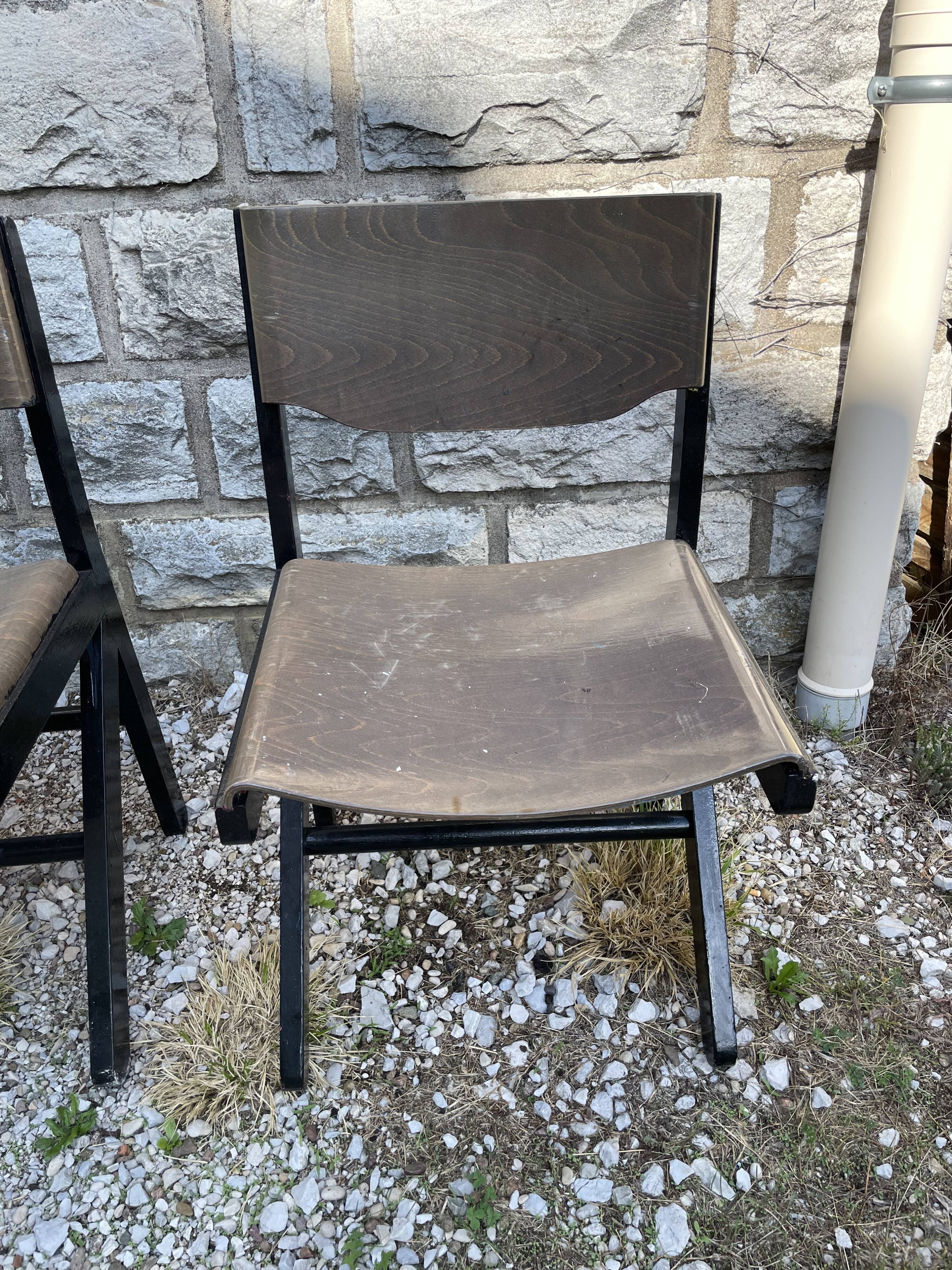 Set of 6 Chairs Baumann model Koka