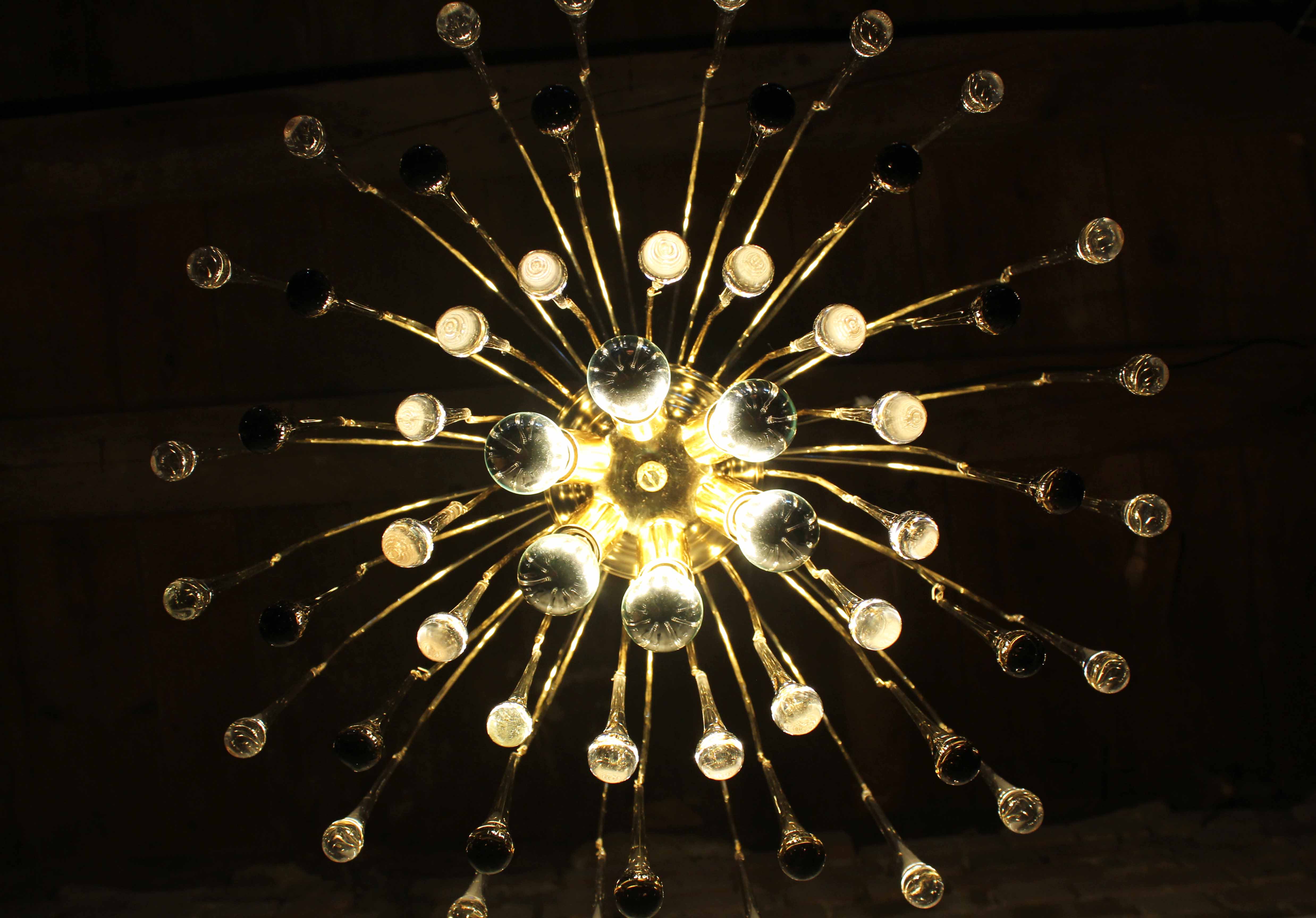 Paolo Venini's "drops" chandelier for Eurolux