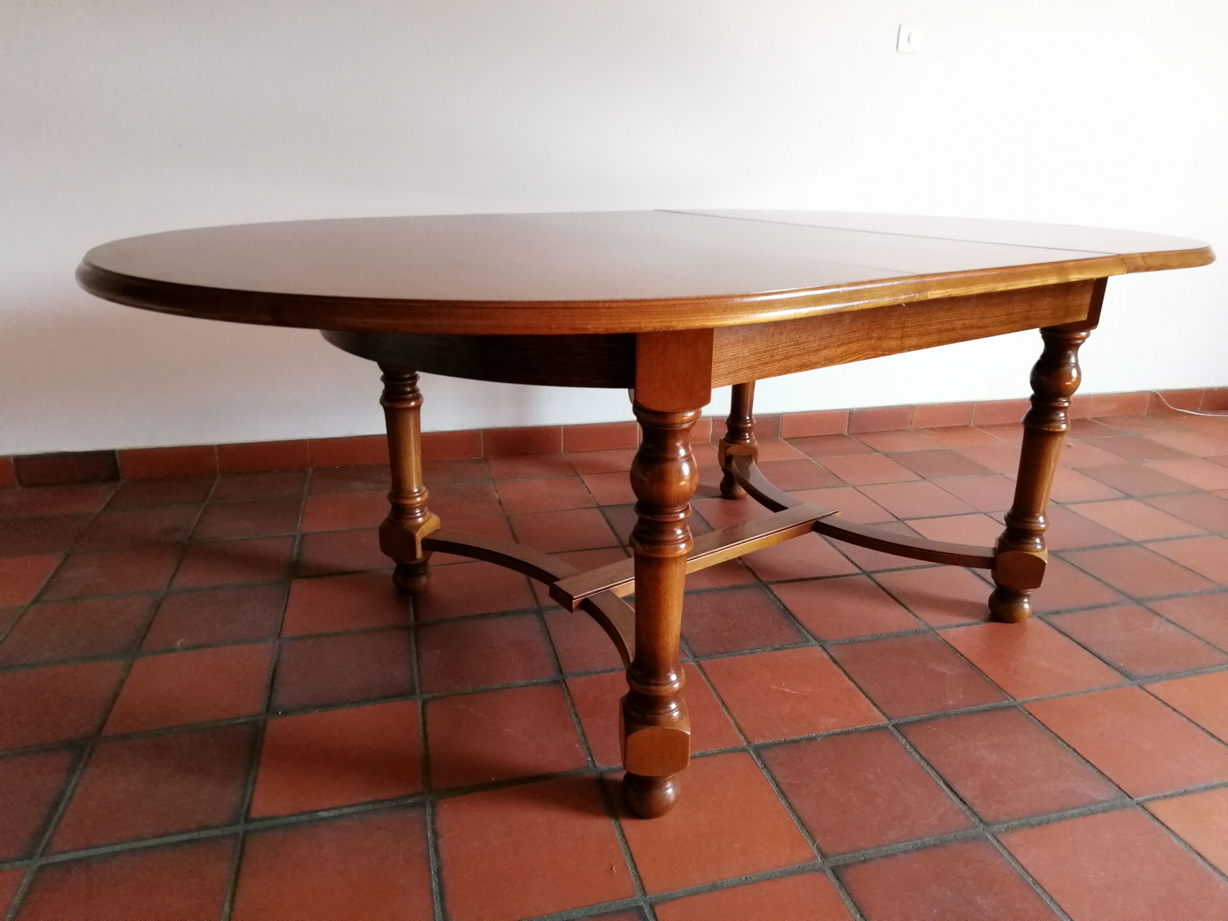 Solid wood dining table