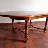 Solid wood dining table