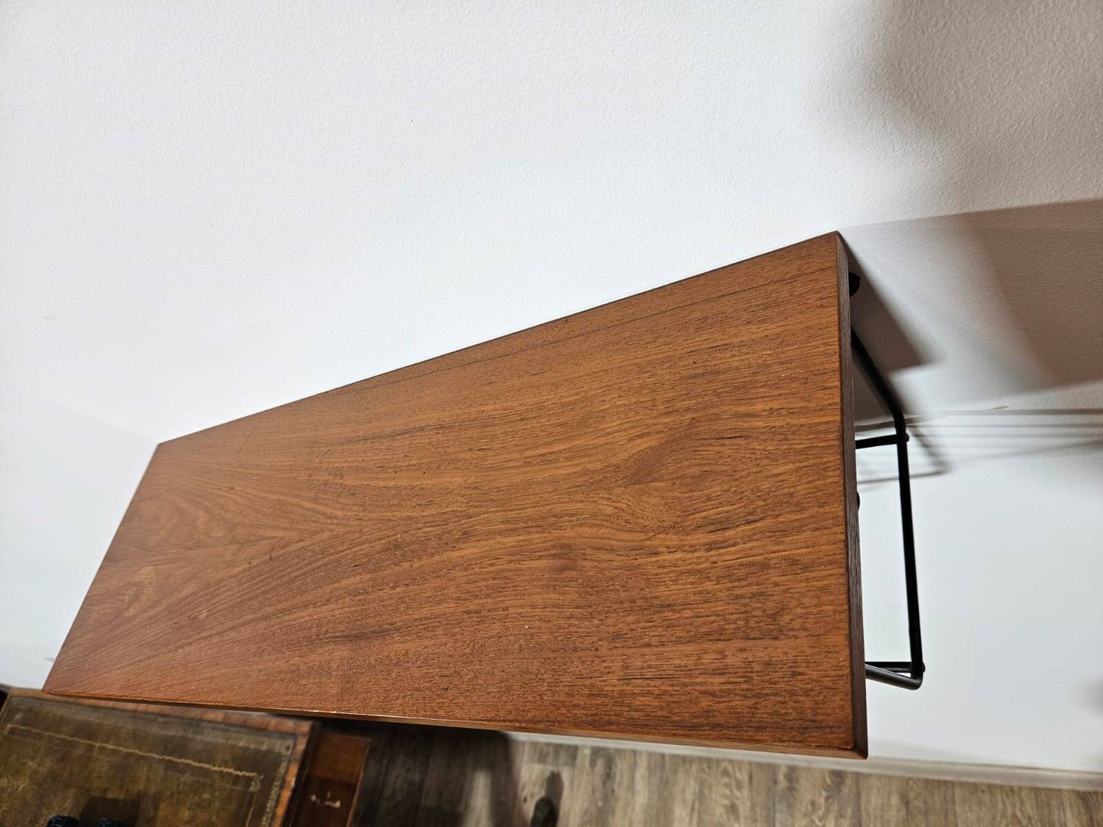 Console table, TEAK shelf, 1960s.