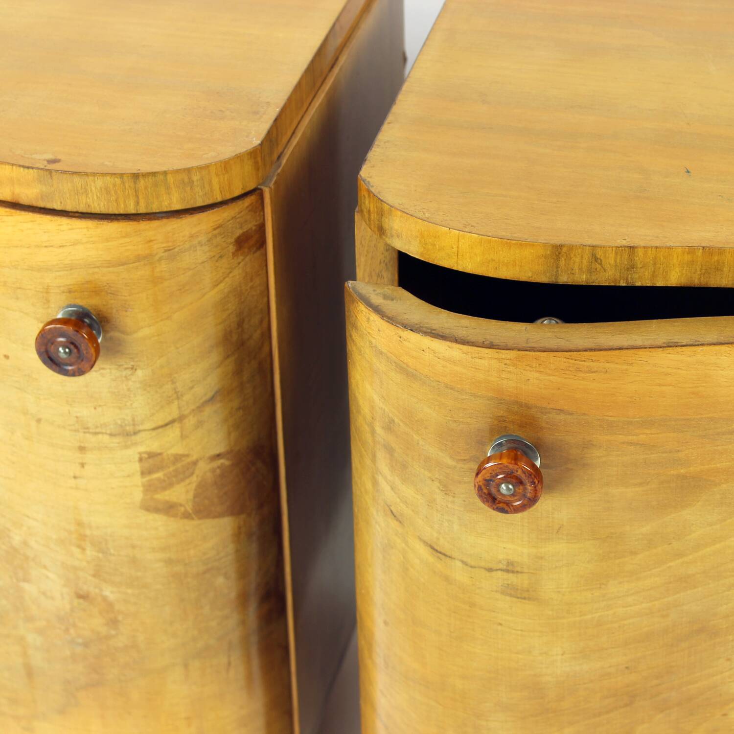 Tables de chevet Art Déco de Jindřich Halabala pour UP Závody, 1930