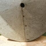 Riveted zinc lampshade, folk art