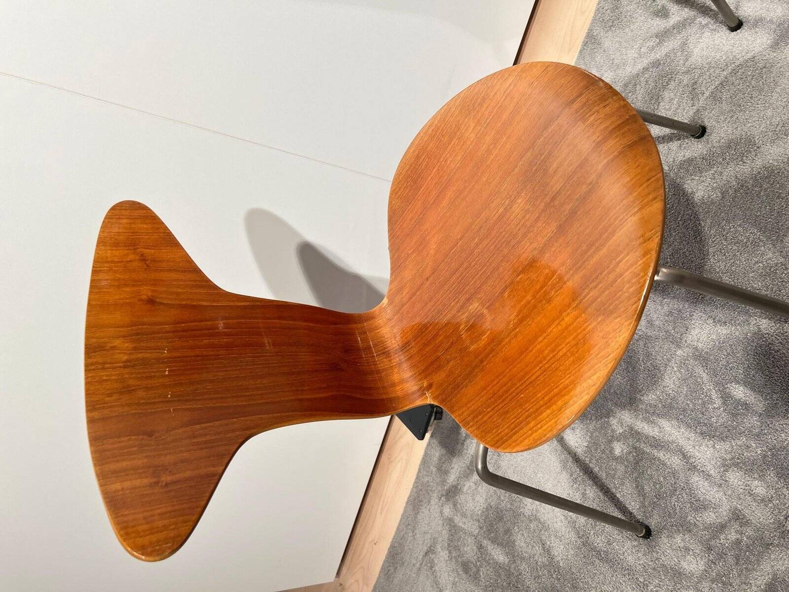 Set of Teak Desk Chairs, Denmark, 1950s