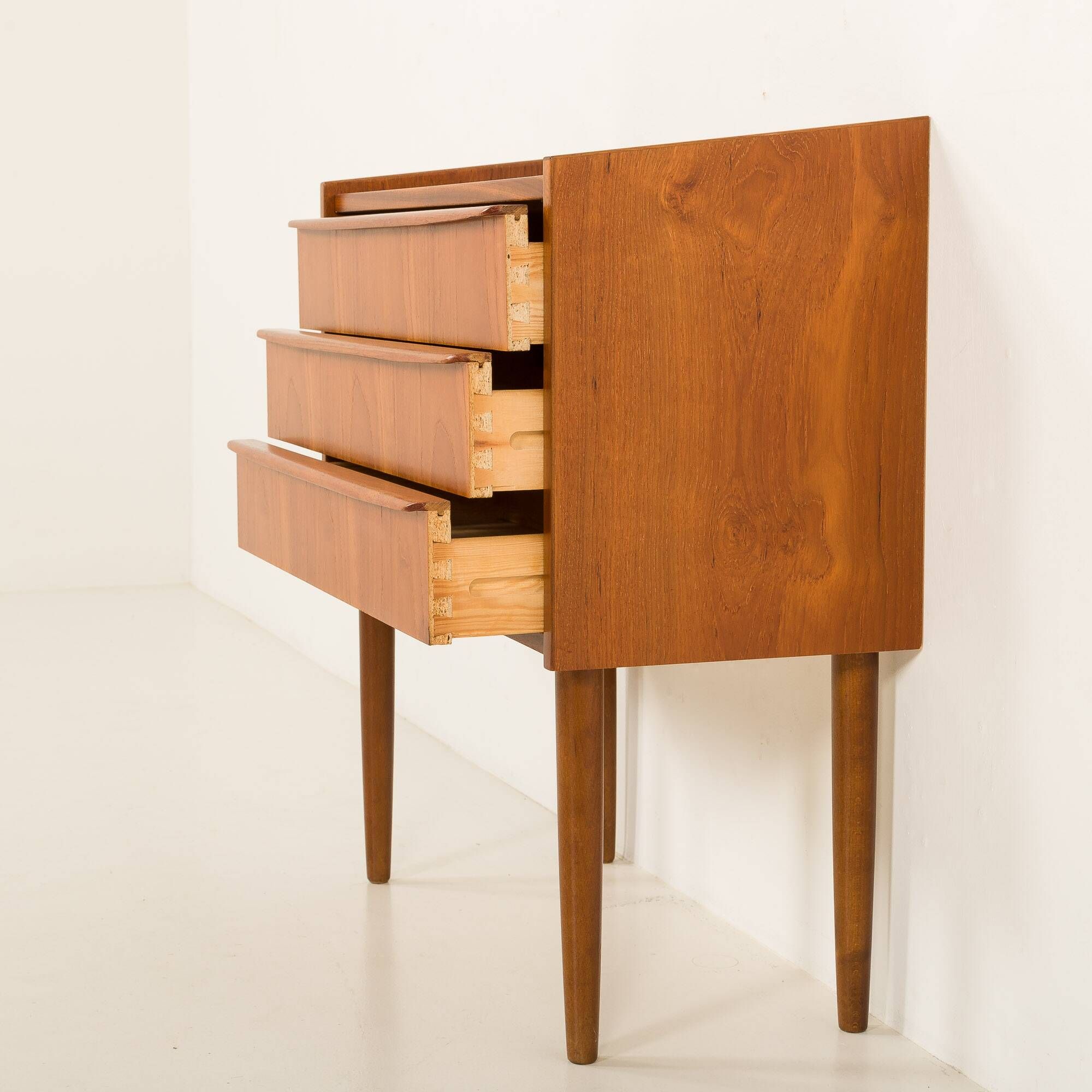 Small Danish teak dresser or a nightstand, 1960s