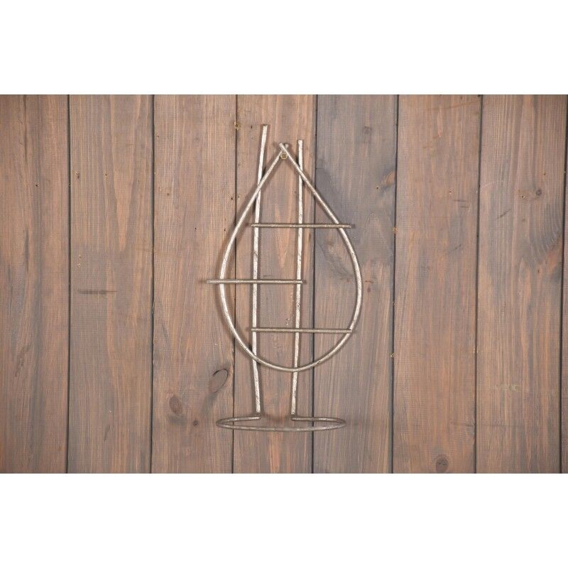 Vintage wall plant rack