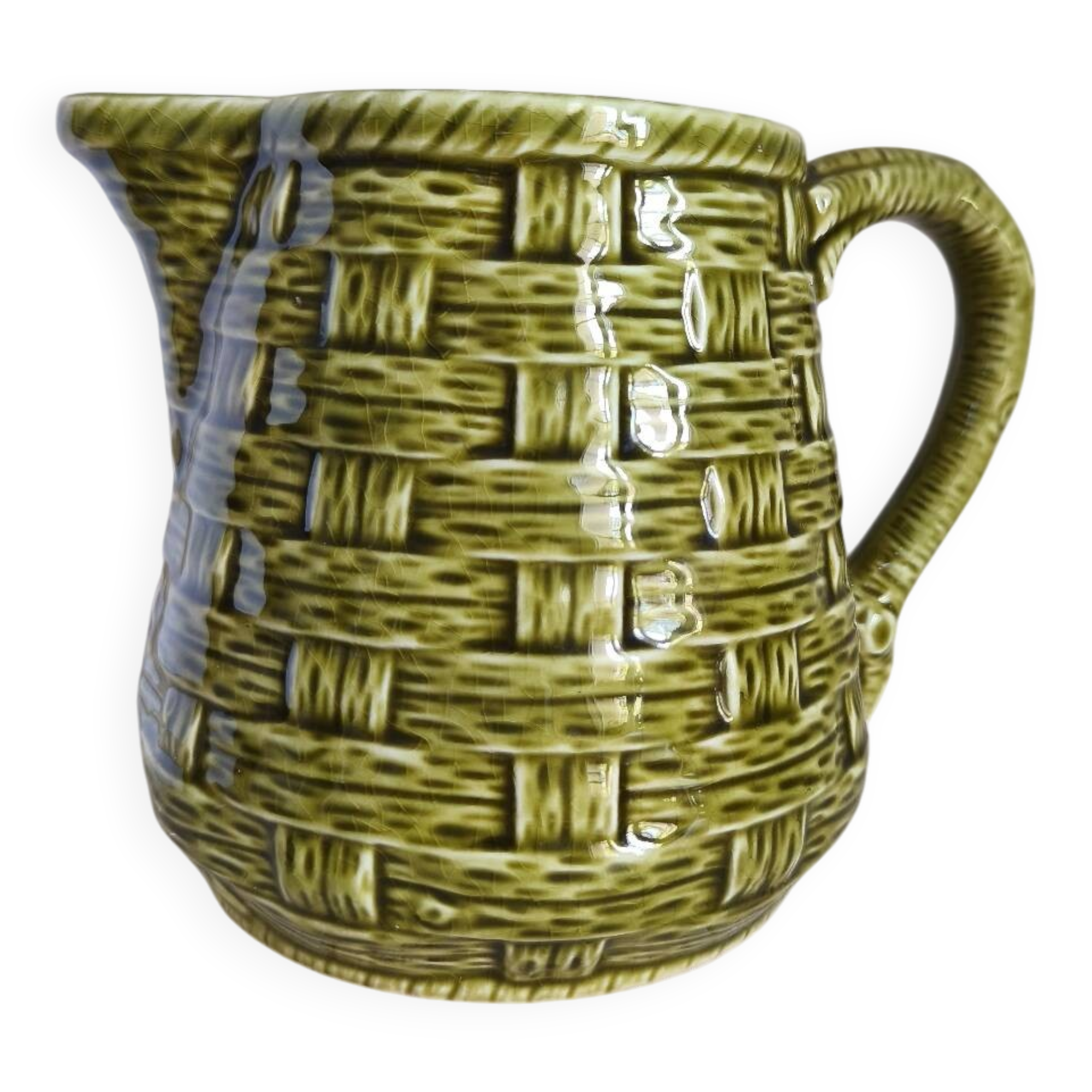 Digoin slipware pitcher