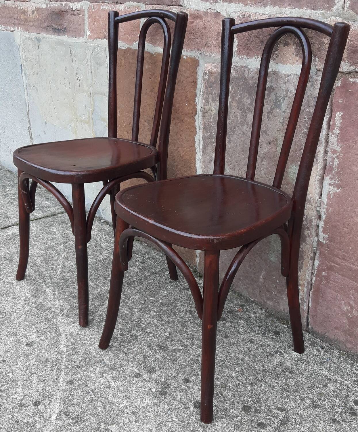 "Fischel" bistro chairs (pair)